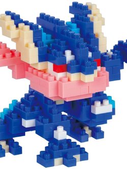 Greninja (แบบประกอบ) ของแท้ JP - Nanoblock Kawada [เลโก้โปเกมอน]