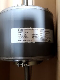 มอเตอร์ แฟนคอยล์ U.E.M.