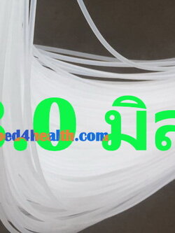 เส้นพลาสติก กลม 3.00 มิล สีขาวใส สำหรับงานดันโครงกระเป๋า ดันโครงเบาะ สานโคมไฟ สานตะกร้า สานเฟอร์นิเจอร์