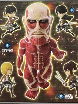 Titan Set ของแท้ JP - WCF Banpresto [โมเดล Attack of Titan] (7 ตัว)