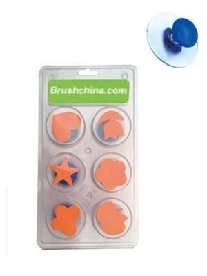 ชุดตราปั๊มน่าสนุก 6 แบบ, ตรายาง ,ตราปั๊ม ,สื่อการสอน, พร้อมส่ง