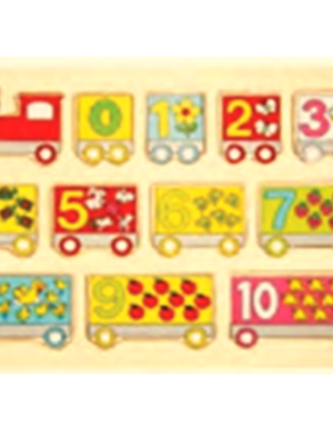 ตัวต่อรถไฟสอนนับเลข-สิ่งของ (0-10),นับเลข ,ตัวเลข,จับคู่,ของเล่นไม้ ของเล่นเสริมทักษะการเรียนรู้, ของเล่นเสริมพัฒนาการเด็กอนุบาล, สื่อการสอนปฐมวัย, พร้อมส่ง