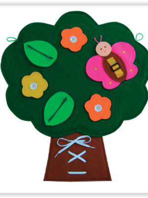 1342 ต้นไม้แต่งตัว ของเล่นเสริมพัฒนาการ ,ของเล่นเสริมทักษะ,ของเล่นเด็ก, สื่อการสอนอนุบาล