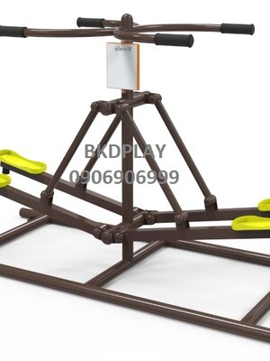 บริหารขา-เอว-สะโพก (แบบย่ำเท้าคู่)ครื่องออกกำลังกาย, กลางแจ้ง, ลานกีฬา, อเนกประสงค์, สนามกีฬา