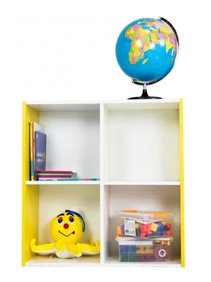 ชั้นวางไม้เด็ก 4 ช่อง, เฟอร์นิเจอร์ , เฟอร์นิเจอร์ไม้ , เฟอร์นิเจอร์เด็ก ,ชั้นวางหนังสือ , ชั้นไม้, พร้อมส่ง, ราคาโรงงาน ขนาด 30 x 78 x 80 ซม.