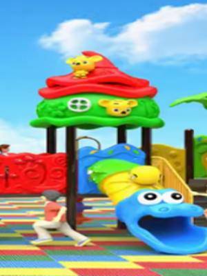 เครื่องเล่นสนามกลางแจ้ง, ชุด บ้านสัตว์สามสหาย , กระดานลื่น, ,ของเล่น,ครุภัณฑ์สนามเด็กเล่น, สพฐ,โครงการโรงเรียนประชารัฐ playground,สไลเดอร์,ของเล่นเสริมพัฒนาการ,เครื่องเล่นสนาม, สนามเด็กเล่น