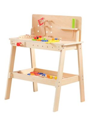 โต๊ะเครื่องมือเล่นสวมบทบาทซ่อมสิ่งต่างๆ ,ส่งเสริมพัฒนาการด้านการบังคับมือ ,การออกแบบ ,ดีไซน์,ของเล่นเสริมพัฒนาการ, ของเล่น ,พร้อมส่ง