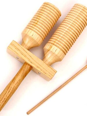 โทนบล็อก (เกราะไม้ดนตรี) แบบคู่ สื่อการสอนอนุบาล,ปฐมวัย,ของเล่นเสริมพัฒนาการ, ของเล่นเสริมทักษะ