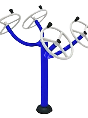 เครื่องออกกำลังกายกลางแจ้ง ชุดบริหารมือ แขน หัวไหล่ แบบล้อหมุนเหล็ก เครื่องออกกําลังกายกลางแจ้งเทศบาล, เครื่องออกกําลังกายสาธารณะ ,ราคาโรงงาน