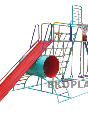 ชุดรวมE ปีนป่ายสไลเดอร์, เครื่องเล่นสนามกลางแจ้ง , เครื่องเล่นสนามแบบเหล็ก เชือกถักใหญ่,ชิงช้า,สไลเดอร์,โยกเยกเหล็ก, ม้าหมุน, OutdoorPlayground, ราคาโรงงาน สินค้าสั่งทำ 10-20 วัน