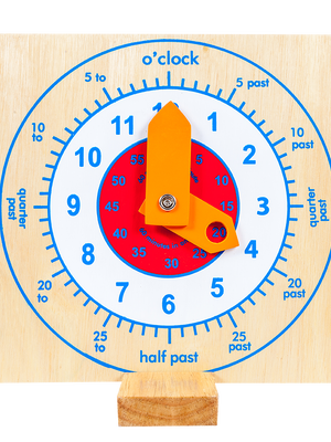 นาฬิกา ประจำชั้น (ภาษาอังกฤษ) , สื่อนาฬิกาปฐมวัย,ของเล่นเสริมพัฒนาการ , สื่อการสอนปฐมวัย
