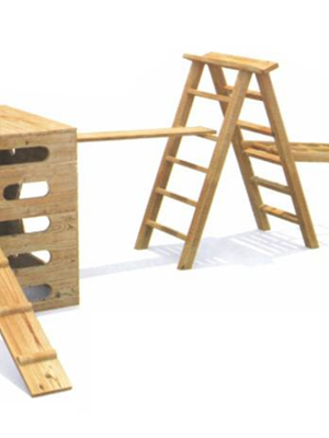 ปีนป่ายผจญภัย บันไดและทางเดิน ปีนป่ายไม้ ปีนป่ายเชือก,ของเล่นสนาม,เครื่องเล่นสนามไม้ งานนำเข้า สั่งผลิต