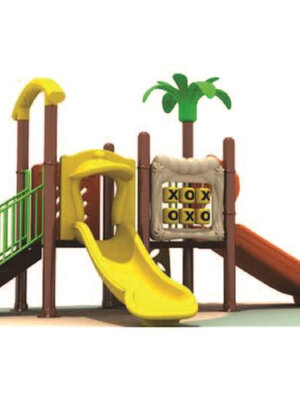 ชุดสไลเดอร์เดี่ยวN ชุดหอสไลด์ 80 ,เครื่องเล่นสนามกลางแจ้ง,เครื่องเล่นสนามแบบเหล็ก,ครุภัณฑ์สนามเด็กเล่น,งบสพฐ,สินค้าผลิตในไทย ขนาด 375 x 510 x 330 ซม.