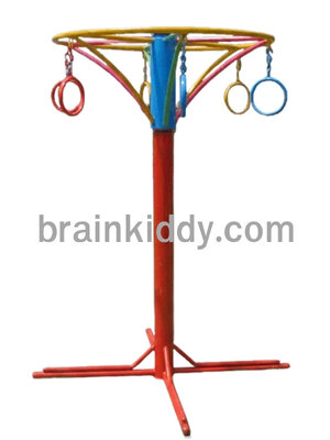 ห่วงโหนหมุน 6 ห่วง, เครื่องเล่นสนามกลางแจ้ง , เครื่องเล่นสนามแบบเหล็ก,ชิงช้า,สไลเดอร์,โยกเยกเหล็ก, ม้าหมุน, OutdoorPlayground, ราคาโรงงาน ขนาด 120x120x170 ซม.