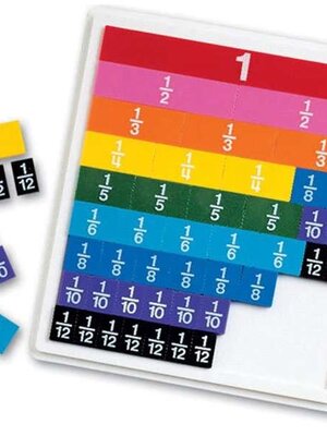 ชุดเรียนรู้เศษส่วนทรงสี่เหลี่ยม ,สื่อการสอน , ของเล่น ,ของเล่นเสริมพัฒนาการ ,พร้อมส่ง