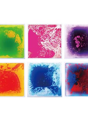 แผ่นสีสันพิศวง 6 แผ่น, เสริมพัฒนาการ, สื่อการสอนเด็กปฐมวัย, ของเล่นเสริมทักษะ