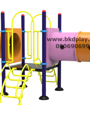 อุโมงค์พลาสติก เครื่องเล่นสนามเหล็ก เครื่องเล่นสนามกลางแจ้ง ของเล่น สั่งทำ 10-20 วัน ขนาด300x620x180 ซม.