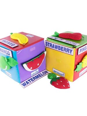 ลูกเต๋าคำศัพท์ผลไม้ 2 ลูก, ของเล่นเสริมพัฒนาการ, ของเล่นเด็กอนุบาล, สื่อการสอน, ภาษาอังกฤษ