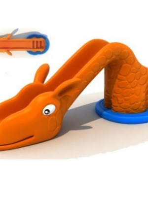 สไลเดอร์ยีราฟริมสระ กระดานลื่น,ของเล่นสนาม, สไลเดอร์เด็ก,ของเล่นเด็ก, ขนาด 60x160x70ซม