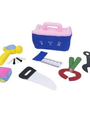 ชุดกระเป๋าช่างแสนสนุกนุ่มนิ่ม 13 ชิ้น,ของเล่นเสริมพัฒนาการ ,ของเล่นเสริมทักษะ,ของเล่นเด็ก, สื่อการสอนอนุบาล