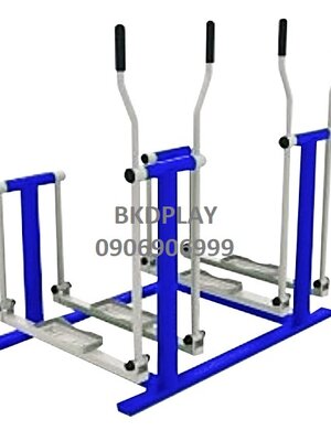 อุปกรณ์บริหารแขน-ขา-สะโพก (แบบก้าวเดินคู่) เครื่องออกกำลังกายกลางแจ้ง