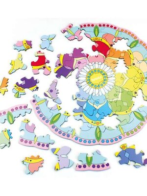 ชุดปริศนาโลกของแมลงแฟนตาซี ขนาดใหญ่พิเศษ ของเล่นเสริมพัฒนาการ, ของเล่นเด็กอนุบาล, สื่อการสอนเด็กอนุบาล พร้อมส่ง