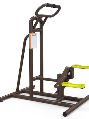 บริหารข้อเข่า-ขา (แบบย่ำเท้า) เครื่องออกกำลังกาย, กลางแจ้ง, ลานกีฬา, อเนกประสงค์, สนามกีฬา