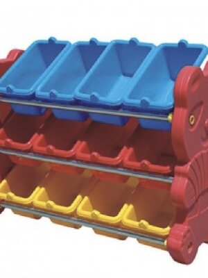 ชั้นวางหมีแพนด้า 12 ช่อง ,ชั้นวางของอเนกประสงค์ , ชั้นวางของ,เฟอร์นิเจอร์เด็ก พร้อมส่ง คิดค่าส่งตามจริง ขนาด 34x89x60 ซม.