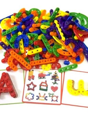 ชุดตัวต่ออักษรภาษาอังกฤษ, ภาษาอังกฤษ , ตัวต่อ , ของเล่นเสริมพัฒนาการ, พร้อมส่ง