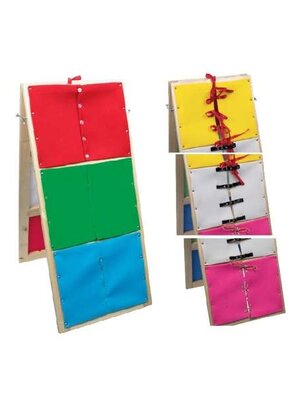 ชุดขาตั้งไม้เรียนรู้การแต่งตัว สื่อการสอนอนุบาล,ปฐมวัย,ของเล่นเสริมพัฒนาการ, ของเล่นเสริมทักษะ