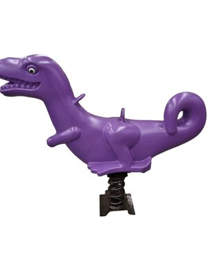 โยกเยกสปริงทีเร็กซ์, โยกเยกไดโน,สปริง,เครื่องเล่นสนาม,สนามเด็กเล่น,สวนสาธารณะ, สินค้าพร้อมส่ง ขนาด 45x160x110 ซม.