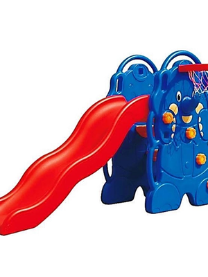 กระดานลื่นช้างน้อยพาซู๊ด , แป้นบาส, กระดานลื่นเด็กอนุบาล ของเล่นเด็ก,เครื่องเล่นสนาม ขนาด95x170x103ซม.