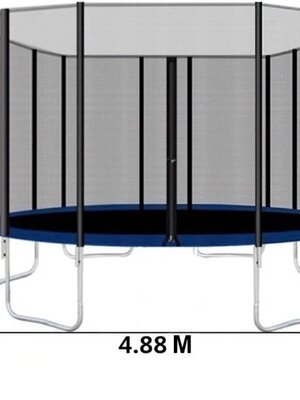 แทรมโพลีน กระโดด กระโดด เส้นผ่าศูนย์กลาง 1.8 ความสูง 2 เมตร (16ฟุต)