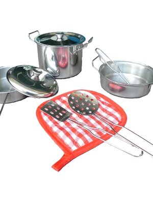 1500 เครื่องครัวอลูมิเนียม ของเล่นเสริมพัฒนาการ ,ของเล่นเสริมทักษะ,ของเล่นเด็ก, สื่อการสอนอนุบาล