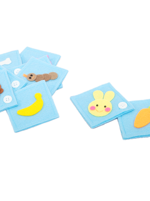 1389 ชุดติดกระดุมจับคู่สัตว์กับอาหาร ของเล่นเสริมพัฒนาการ ,ของเล่นเสริมทักษะ,ของเล่นเด็ก, สื่อการสอนอนุบาล