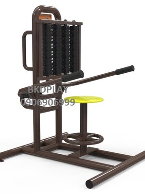 บริหารข้อมือ-แขน-หัวไหล่ (แบบหมุนวงล้อคู่) เครื่องออกกำลังกาย, กลางแจ้ง, ลานกีฬา, อเนกประสงค์, สนามกีฬา