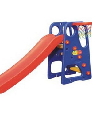 กระดานลื่นพาซู๊ต แป้นบาส, กระดานลื่นเด็กอนุบาล ของเล่นเด็ก,เครื่องเล่นสนาม สไลเดอร์เด็ก ขนาด 83x157x103 ซม.