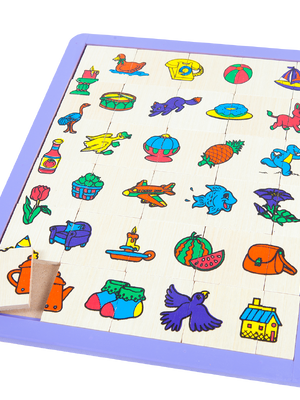 เกมทดสอบเชาว์ด้วยภาพ , ของเล่นไม้, ของเล่นเสริมพัฒนาการ, ของเล่นเด็กอนุบาล, สื่อการสอนเด็กอนุบาล