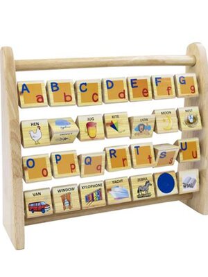 ชุดการเรียนรู้ ABC แบบหมุนได้, ของเล่นไม้, ของเล่นเสริมทักษะ,ของเล่นเสริมพัฒนาการเด็ก, สือการสอนปฐมวัย, พร้อมส่ง