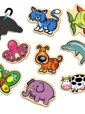 ชุดสัตว์แฟนซีไม้แถบแม่เหล็ก จำนวน 20 ชิ้น, ของเล่นเสริมทักษะ,ของเล่นเสริมพัฒนาการเด็ก, สือการสอนครูปฐมวัย, พร้อมส่ง