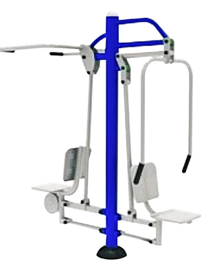 เครื่องออกกำลังกายกลางแจ้ง ชุดบริหารไหล่ หน้าอกคู่ แบบดันและแบบดึง เครื่องออกกําลังกายกลางแจ้งเทศบาล, เครื่องออกกําลังกายสาธารณะ ,ราคาโรงงาน