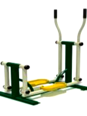เครื่องออกกำลังกายกลางแจ้ง ชุดสกีบกบริหารขา ,จักรยาน ก้าวเดิน แบบเดี่ยว ,ลานกีฬา ,อเนกประสงค์, สนามกีฬา พร้อมส่ง, ขนาด 55x100x135 ชม.