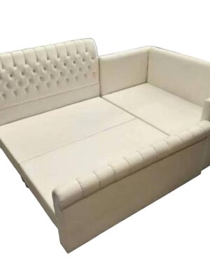 ชุดA เตียงครอบครัว เตียงบุหนัง เตียงเสริมเด็ก เตียงนอนผู้สูงอายุ เตียงเสริมกันตก เตียงเสริมข้าง ขนาด 9.5 ฟุต