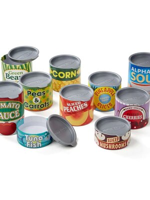 อาหารกระป๋อง,อาหารจำลอง,ของเล่นบทบาทสมมติ,ของเล่นเสริมพัฒนาการ,สื่อการสอนอนุบาลพร้อมส่ง