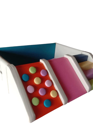 J-05679 ชุดบ่อบอลปีนป่าย 3 ทาง , คอกกั้นเด็ก,เบาะนุ่ม,เครื่่องเล่นในร่ม, หนัง pvc, พร้อมส่ง, ขนาด : 200x224 ซม.