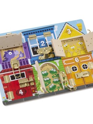 เปิดปิดกลอนและล๊อค ของเล่นไม้ ของเล่นเสริมพัฒนาการเด็ก เสริมทักษะการเรียนรู้ สื่อการสอนอนุบาล พร้อมส่ง