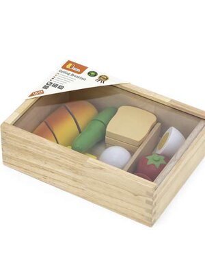 ชุดฝึกหั่นอาหารเช้าหลากสี สื่อการสอนอนุบาล,ปฐมวัย,ของเล่นเสริมพัฒนาการ, ของเล่นเสริมทักษะ