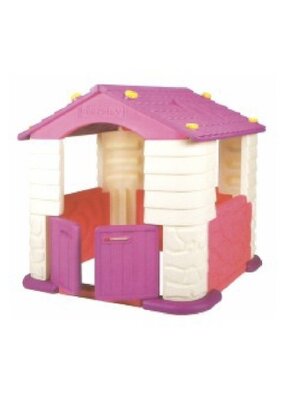 บ้านวินเทจชมพู บ้านของเล่น , บ้านคอกเด็ก ,บ้านพลาสติก ของเล่นเด็ก, ขนาด 110x110x120ซม.