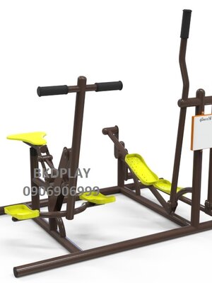 บริหารสะโพก-หัวไหล่-หน้าท้อง (แบบผสม) เครื่องออกกำลังกาย, กลางแจ้ง, ลานกีฬา, อเนกประสงค์, สนามกีฬา