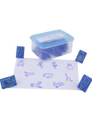 ชุดตรายางสัตว์ปีก 14 ชิ้น (คละไซส์), ตรายาง ,ตราปั๊ม ,สื่อการสอน, พร้อมส่ง